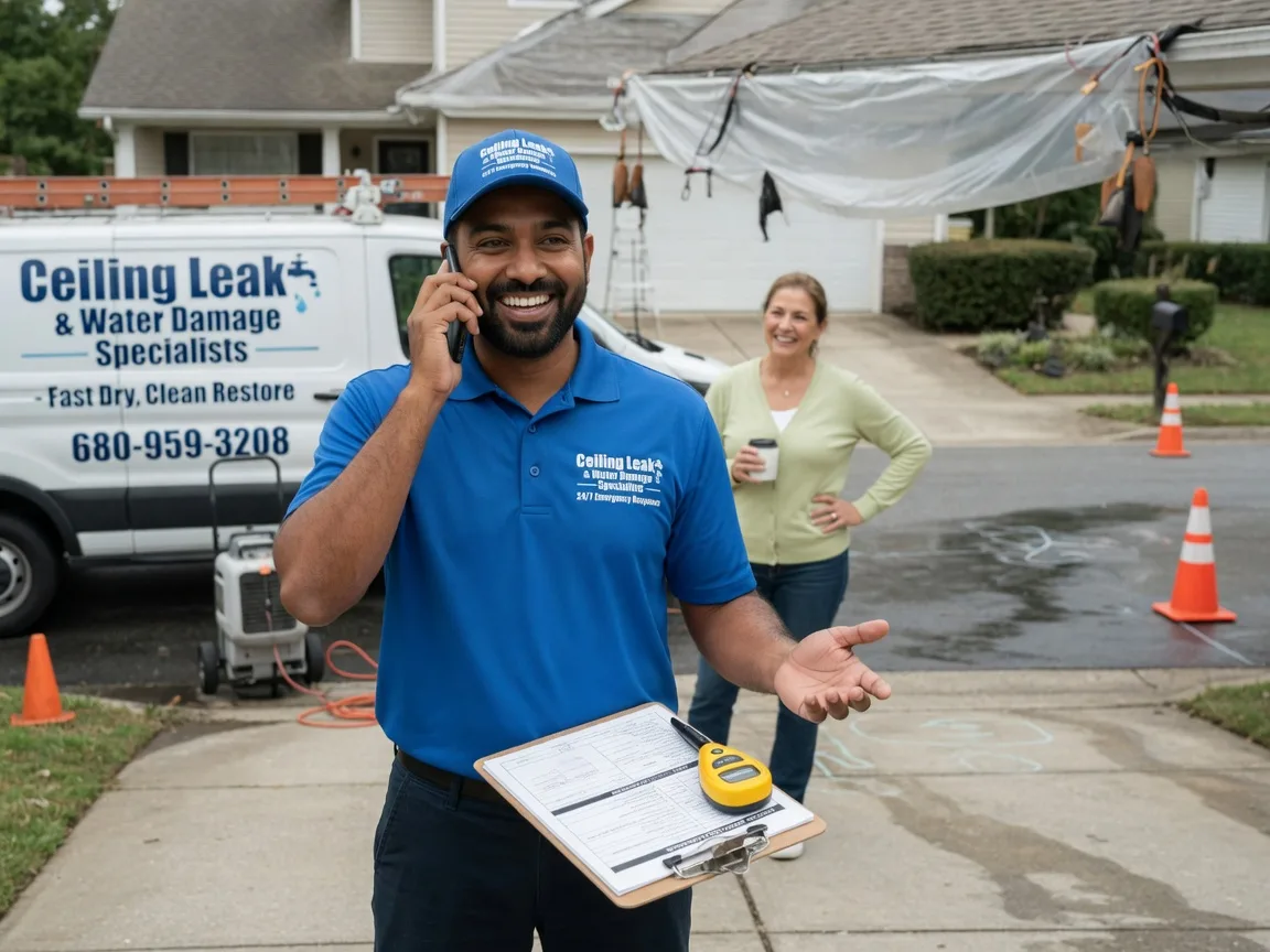 Ceiling Leak Cleanup Lake Park, GA FAQs